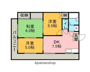 マンションエポック【302号室】の間取り
