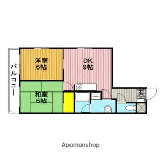 野尻第二ビル【301号室】の間取り