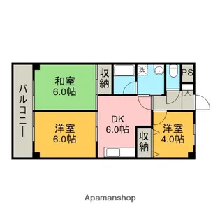 マグノリアハイツ【403号室】の間取り
