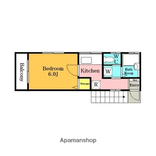 ひかりハイツ【2階】の間取り