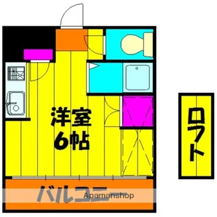 藤本ビル【202号室】の間取り