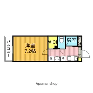 URBANⅡ【107号室】の間取り