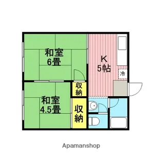 辻サンハイツ【203号室】の間取り