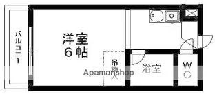 Uハイツ【303号室】の間取り