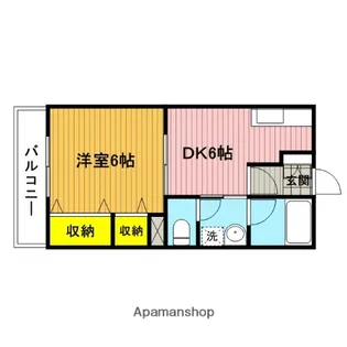 ポローニア北戸田【306号室】の間取り
