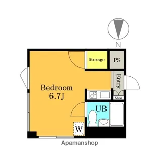 ヴィラクレイドル【301号室】の間取り