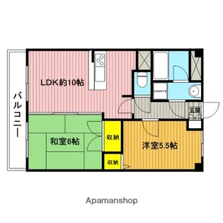 楽風【6階】の間取り