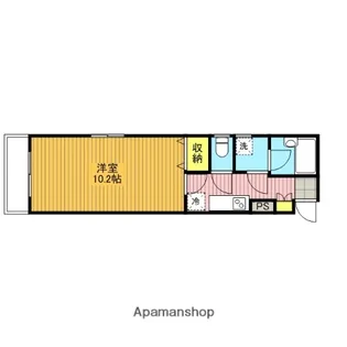 ライジングハウス【4階】の間取り