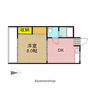 川口ハイツ【301号室】の間取り