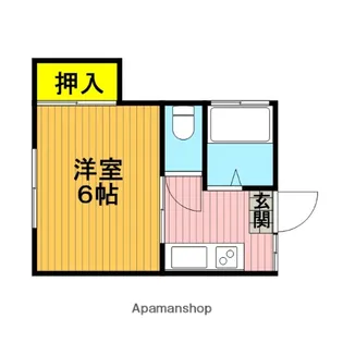 司ハイツ【203号室】の間取り