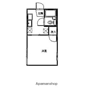 芝コーポラス【203号室】の間取り