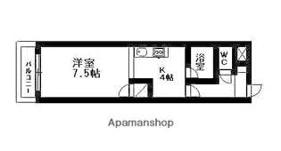 ミドリハイツ【2階】の間取り
