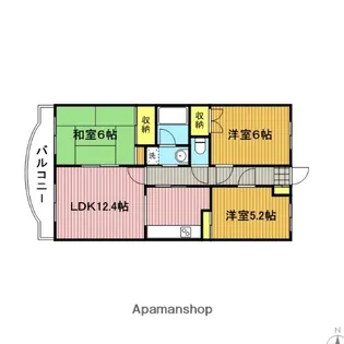 セントヒルズ東浦和【304号室】の間取り