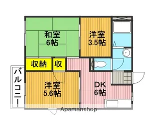 モンレーヴ浦和Ⅰ【201号室】の間取り