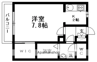 カームB【101号室】の間取り