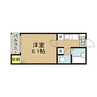 K・Fヴィレッジ【201号室号室】の間取り