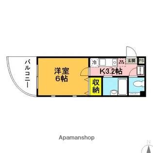 ロンドパークビル【301号室】の間取り