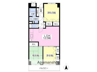 パラドールⅡ【202号室】の間取り