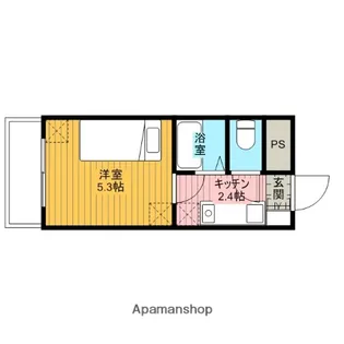 プラザ川口【4階】の間取り