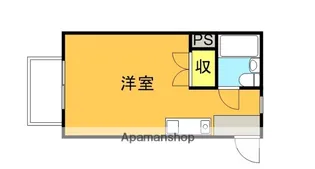 フラット山岸【3階】の間取り