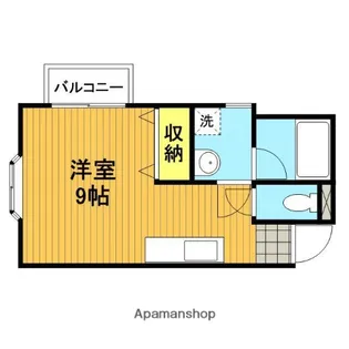 1Rの間取り画像