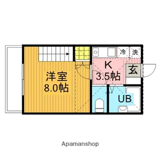 コートクラール【1階】の間取り