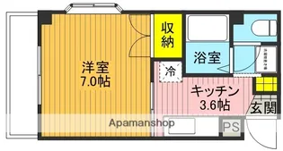 シャトレーヌ・ミヤタ【3階】の間取り