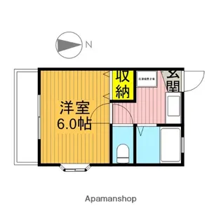 ハイツビレイ【1階】の間取り