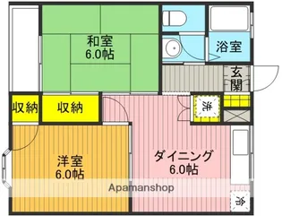 スカイプラザ【103号室】の間取り