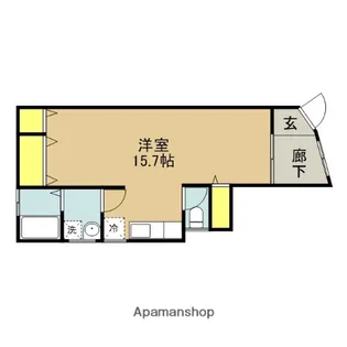 浜田ビル【1階】の間取り