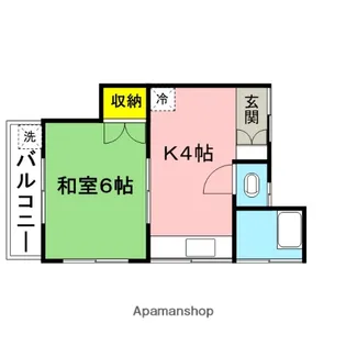 国東荘【2階】の間取り