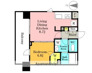 シティインデックス蕨Ⅱ【803号室】の間取り