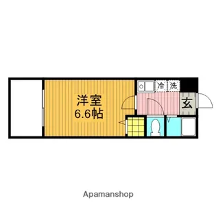 アクシーズグランデ蕨Ⅲ【4階】の間取り