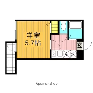 アクシーズグランデ蕨Ⅲ【4階】の間取り