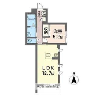 アヴェニール コート【1階】の間取り