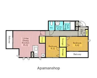 アヴェニール コート【2階】の間取り