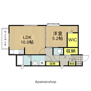 カサ ボニータ【101号室】の間取り