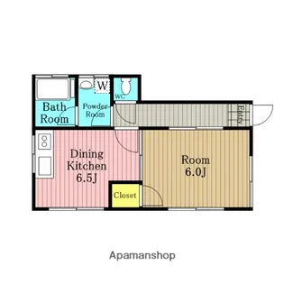 清水ハウス【201号室】の間取り