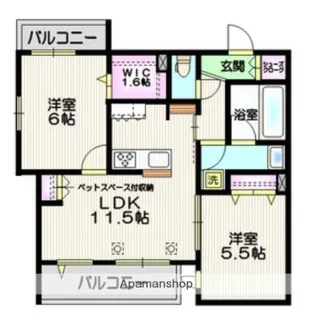 埼玉県川口市芝4丁目【マンション】の間取り