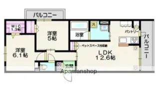 埼玉県川口市芝4丁目【マンション】の間取り