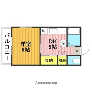 栄ハイツ【2階】の間取り