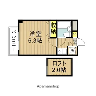 AQUA COAST 26【3階】の間取り
