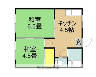 平和荘【1階】の間取り