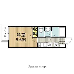 カーサ蕨【206号室】の間取り