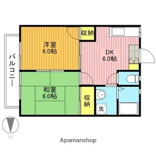 クレールライム【103号室】の間取り