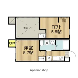 AMAY−KUFU【1階】の間取り