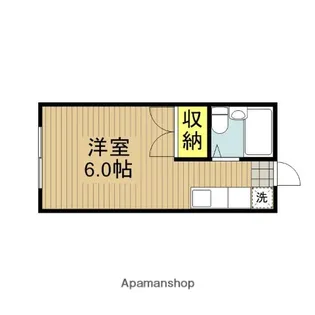 エステートピア芝【2階】の間取り