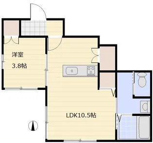 カーサ・デ・シバ【101号室号室】の間取り