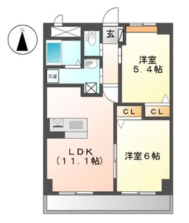 CHATEAU LIEN(シャトーリアン)【3階】の間取り