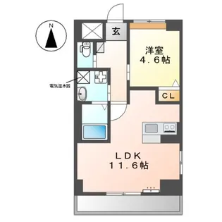 CHATEAU LIEN(シャトーリアン)【2階】の間取り